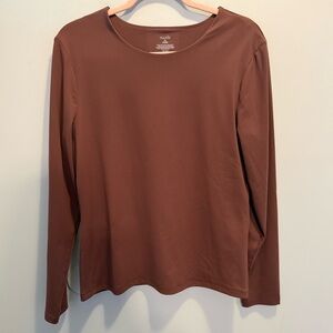 nuuds Chocolate Long Sleeve Tee XXL